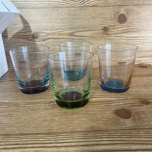 DKNY Lenox Urban Essentials 4" Double-Old Fashioned Whiskey Glasses Set Of 4